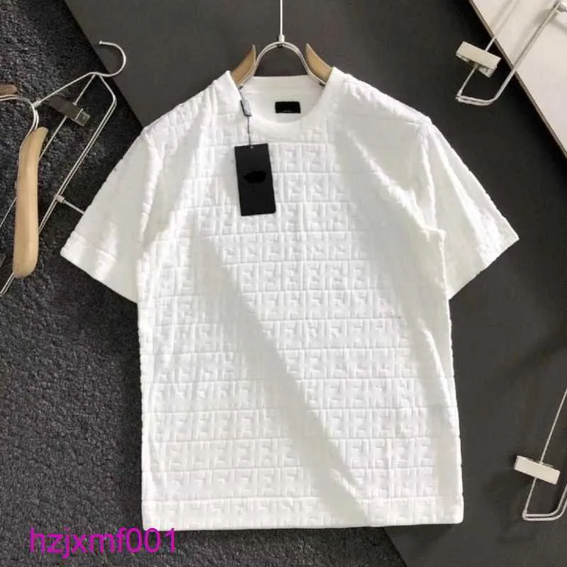 Knig Mens Tshirts Designer Casual Polo Shirt T 3D Letter Jacquard Button Shirts Men Women Business Tshirt Short Sleeved Tee Sweatshirt Luxury Cotton Pullo