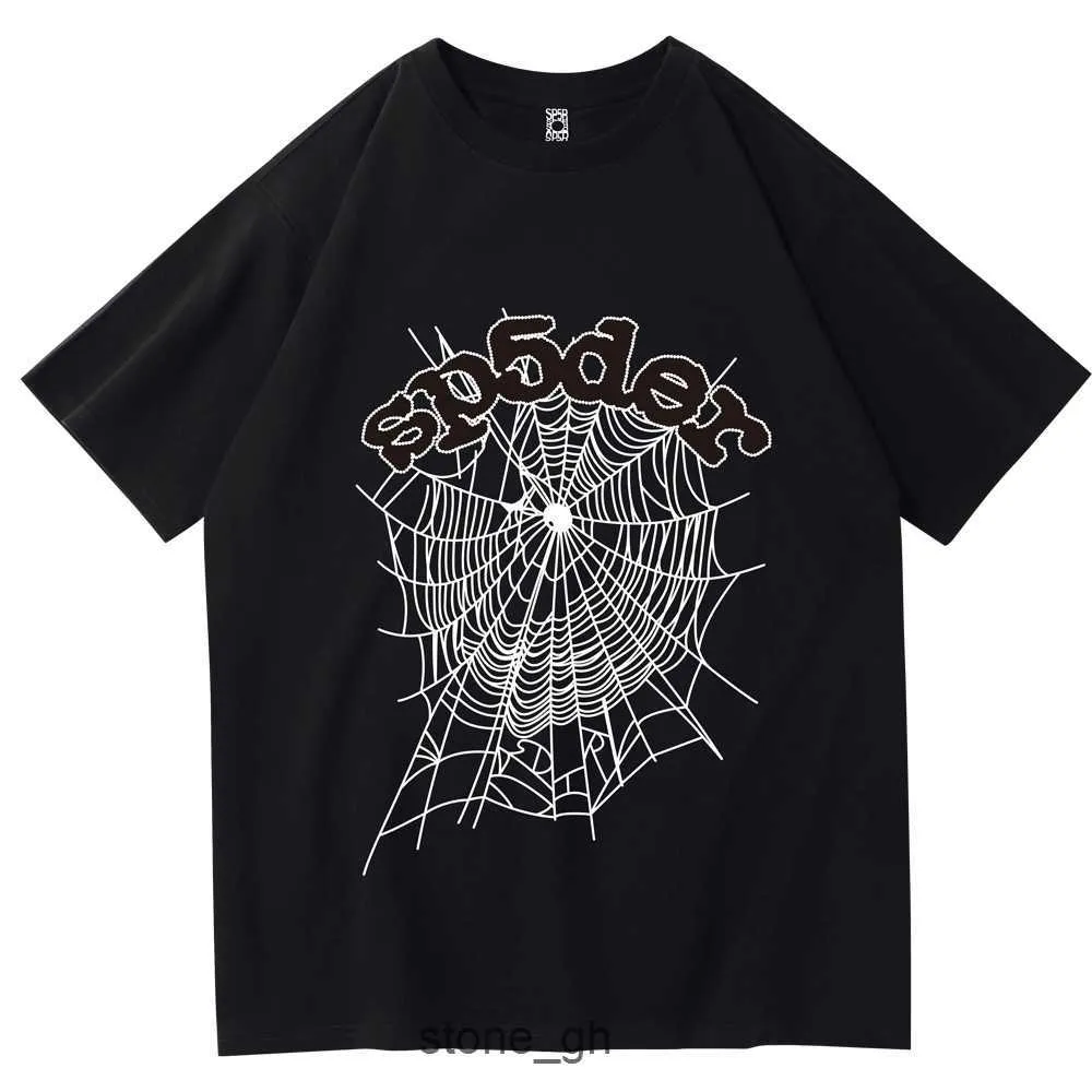 メンズTシャツデザイナーマン555 Tシャツ印刷スパイダーウェブパターン女性Tシャツバスケットボールカジュアル春夏LTB1