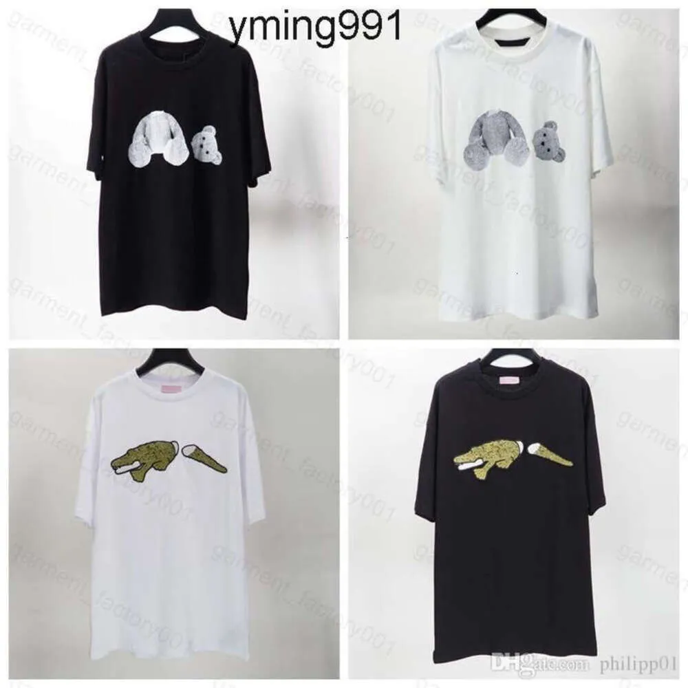 lettre blanche palmangel palma Angels pal Designer de Palm T-shirt marque s t-shirt Vêtements spray Angel court printemps été marée pa hommes et femmes tee top ours tshir F8O8