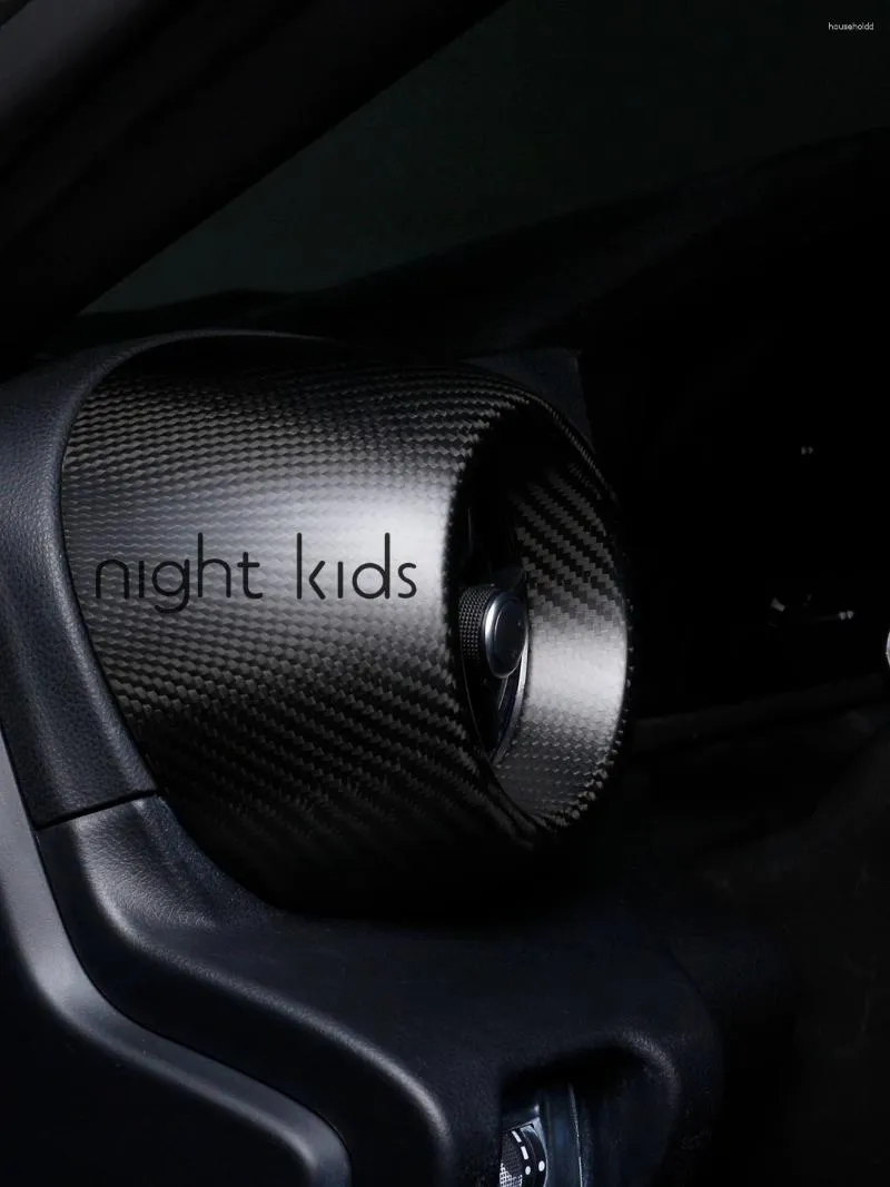 Accessoires d'intérieur Night Kids adaptés à la Toyota GR86 Subaru BRZ 2024, coque de sortie de climatiseur en Fiber de carbone modifiée