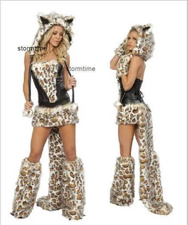 Furry Sexig Wolf Girl Costume Women Costumes Halloween Animal Cosplay Christmas