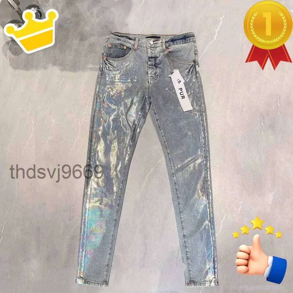 Womens Jeans Paars Heren Designer Denim Pant Distressed Ripped Biker Jean Slim Fit Motorcycle Mannen Kleding Maat 30-40 F1QS