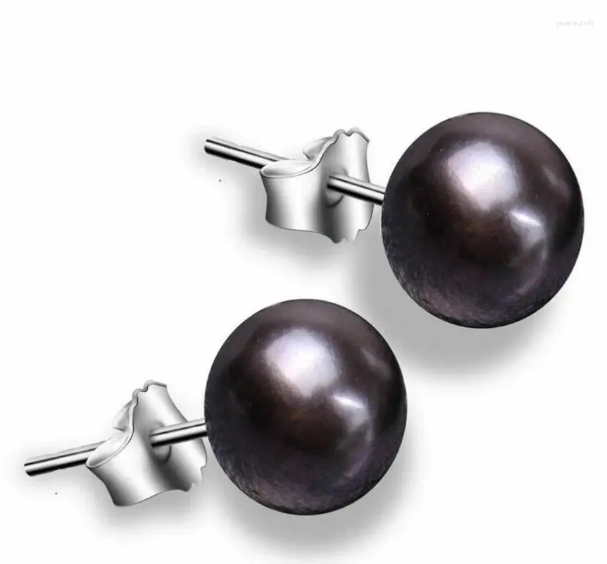 Dangle Earrings Fashion Jewelry HUGE Natural 12mm Tahitian Genuine Black Peacock Pearl Earring