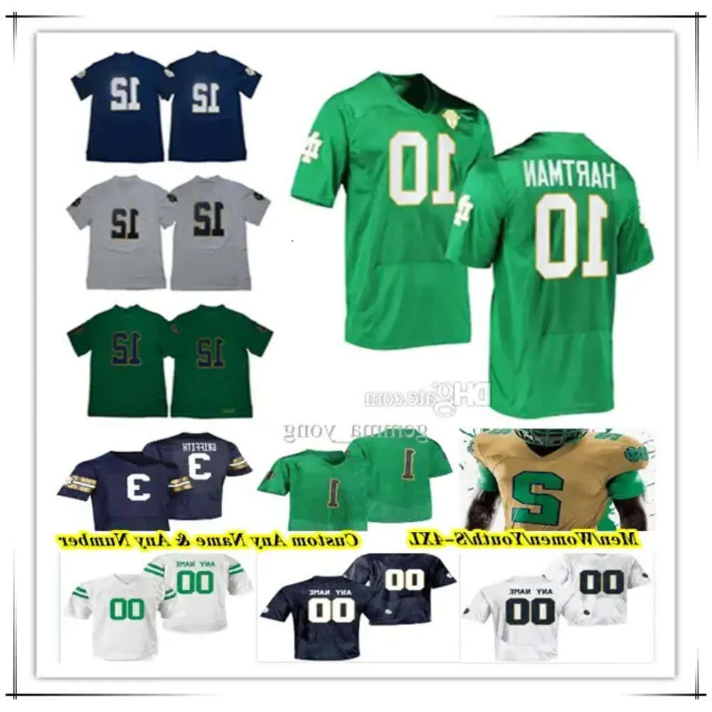 Dame Notre Fighting Irish College Football Jerseys Sam Hartman Steve Angeli Michael Mayer Joe Montana Estime Jayden Thomas Jack Ki High