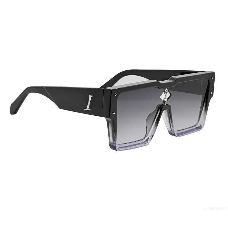 Lunettes de soleil de luxe millionnaires lunettes de soleil de designer pour hommes femmes 1578 lunettes de soleil laides mâles UV400 nuances surdimensionnées marques célèbres rectangle diamant tre