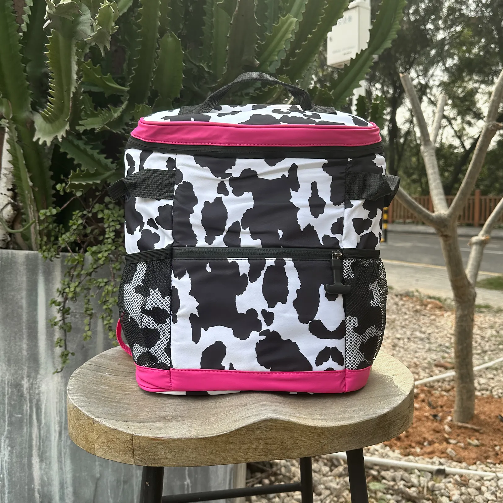 Mochila Cooler de vaca Nylon Viagem ao ar livre Picnic Bags isolados de 5pcs lote nos armazém de acampamento de acampamento de estilo ocidental