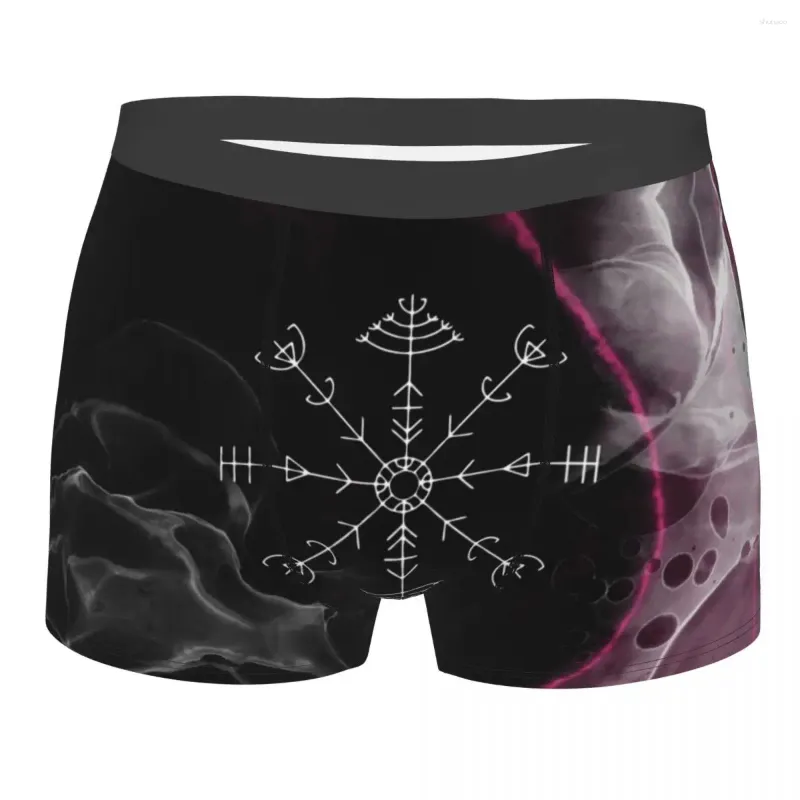 Underbyxor Veldgismagn Edgy Viking Runes Abstract Men Underwear Boxer Briefs Shorts trosor tryckta andningsbara för Homme S-XXL