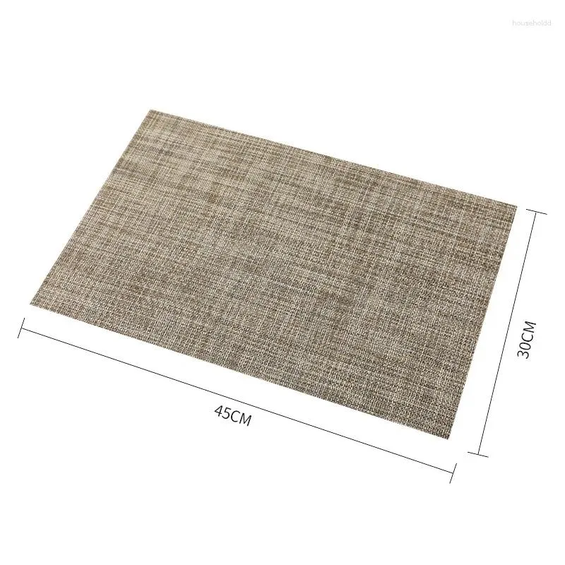 Tapis de table HH175 Bar Tissage Sous-verres de moisissure antibactérienne et coussin anti-moisissure - Isolation des repas de l'Ouest