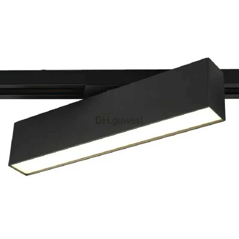 Schienenleuchten, 4-Draht, 3 Phasen, 20 W, LED-Schienenleuchte, Aluminium-Deckenschiene, Beleuchtung, Strahler, Ersatz für Halogenlampen YQ240124