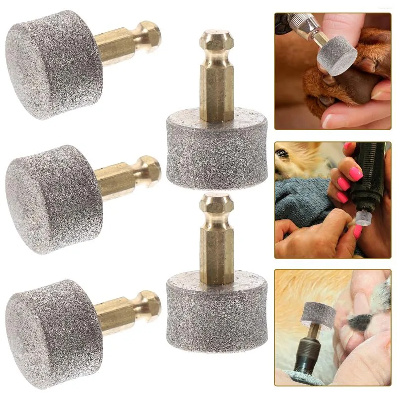 Dog Apparel 5 Pcs Nail Polish Polisher Replacement Head Pet Grinder Wheel Puppy Accessories