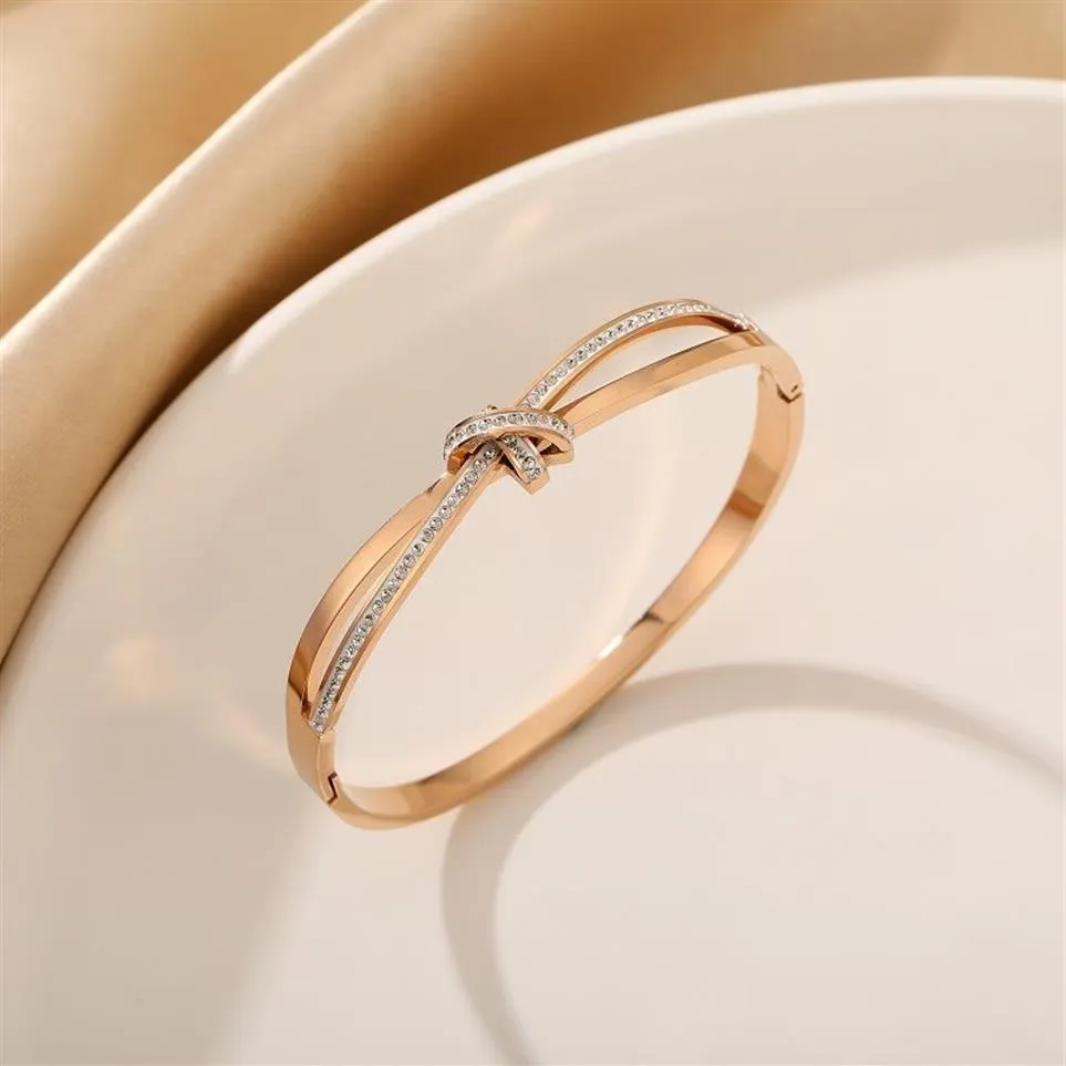 women's bangle bracelets single bangle for women gold plated bangle personalised single bangle cuff bracelet link chain Love 319d