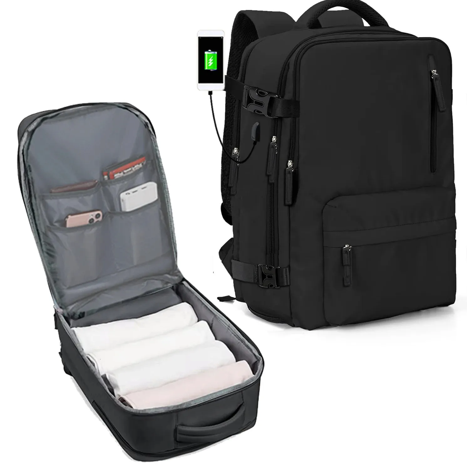 Plecak laptopa damskiego wodoodporne Wodoodporne wypoczynek plecakowe buty z 15 -calowym plecakiem komputerowym 240202