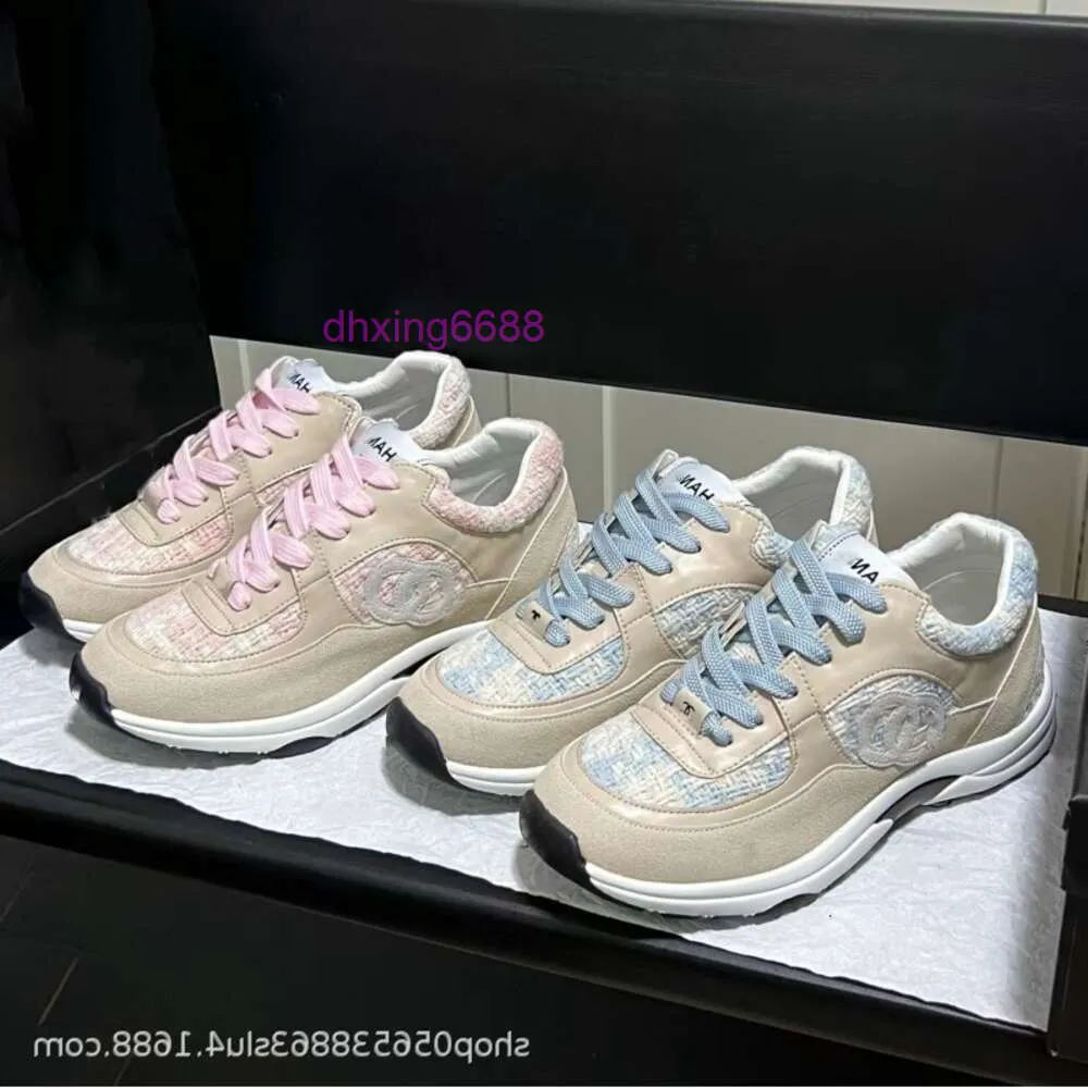 Projektant Chaneles Sneakers Buty dla kobiet dla kobiet wełniane Macaron Macaron Macaron Flating Masowe buty sportowe dla kobiet dnif