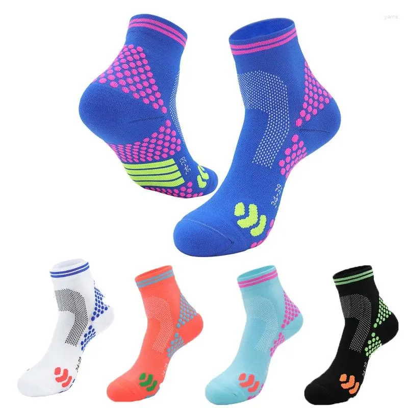 Chaussettes pour hommes 5 paires Sports pour hommes et femmes Compression Course à pied Massage Séchage rapide Serviette antidérapante Bas Fitness en plein air