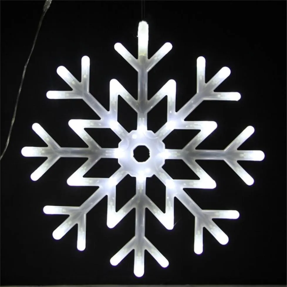 Snowflake Light String LED LED مصباح الثلج تزيين الجنية لشجرة الكريسماس في الهواء الطلق مركز التسوق 40 سم مهرجان مائي