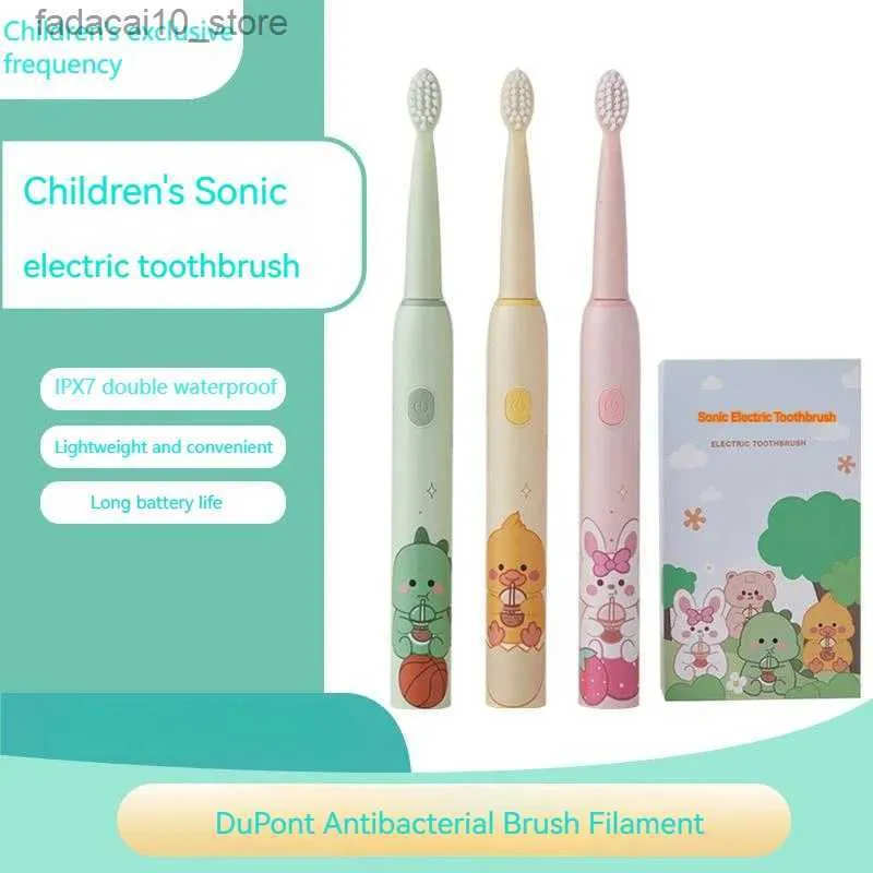 Brosse à dents rens brosse à dents électrique DuPont brosse douce antibactérienne USB Rechargeable brosse à dents intelligente sonique Q240202