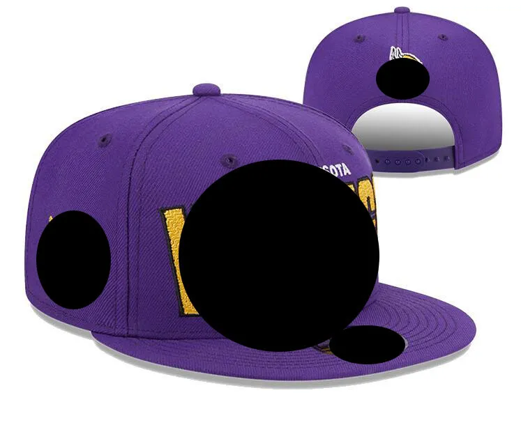 قبعات الكرة 2023-24 Minnesota'vikings''unisx Cotton Basball Snapback لـ Mn Womn Sun Hat Bon Gorras 'Mbroidry Spring Cap A2