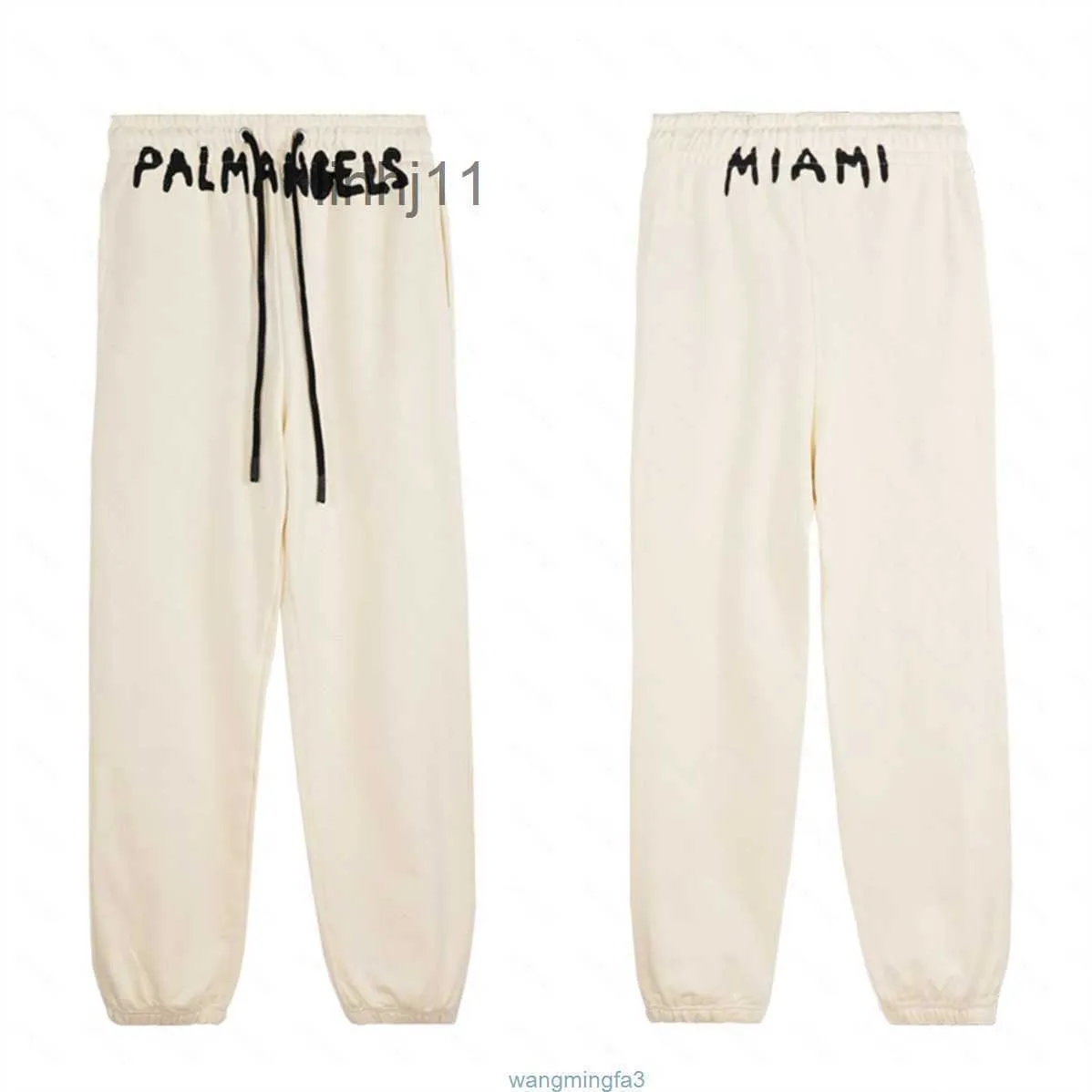 Men's Pants Mens Palms Palm Angel Designer Sweatpants Print Sport Retro High Street Joggers Trouser Hip Hop Streetwear Angels GlyTBA3