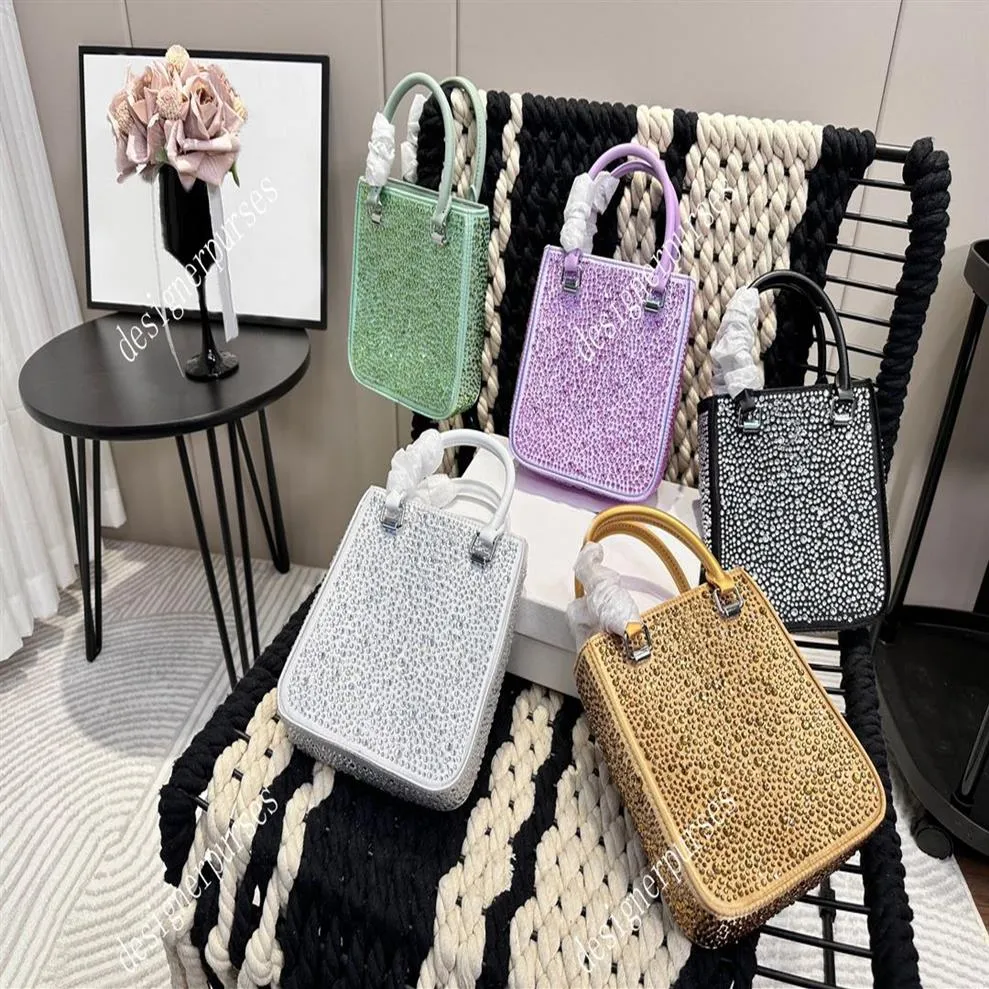 TZ Designer Handbags Diamond bags PETIT SAC PLAT mini Totes Bag Double Handle Handbag Women Shoulder Bags purse Luxurys Crossbody 210A