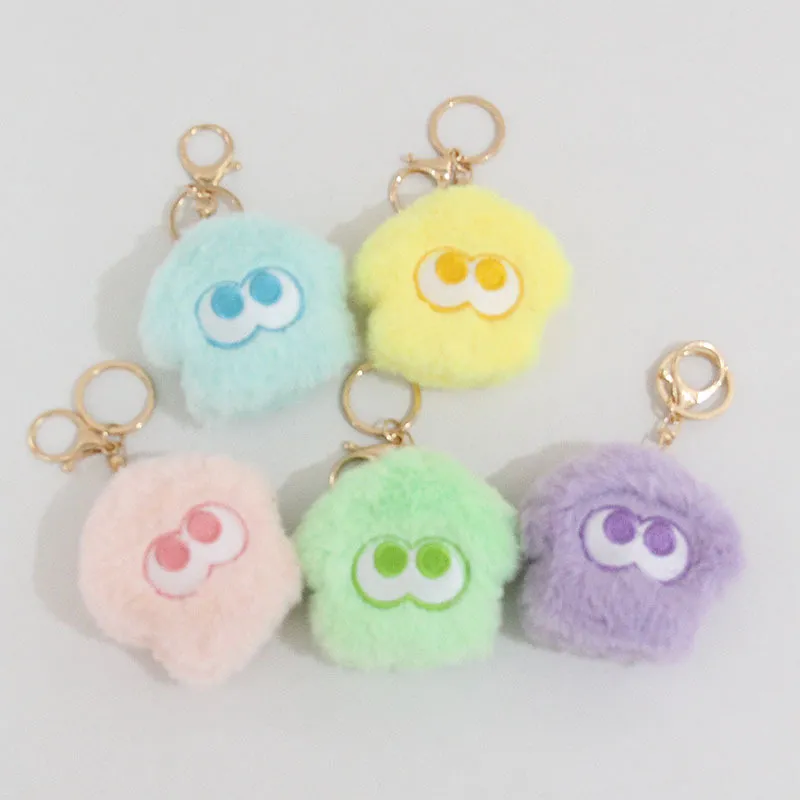 Portachiavi in peluche Portachiavi Splatoon Accessori Portachiavi simpatico cartone animato Anelli Gioielli Calamari Polpo Supporto per auto Design animale Borsa Ciondolo con ciondolo Regalo Squeak or Not