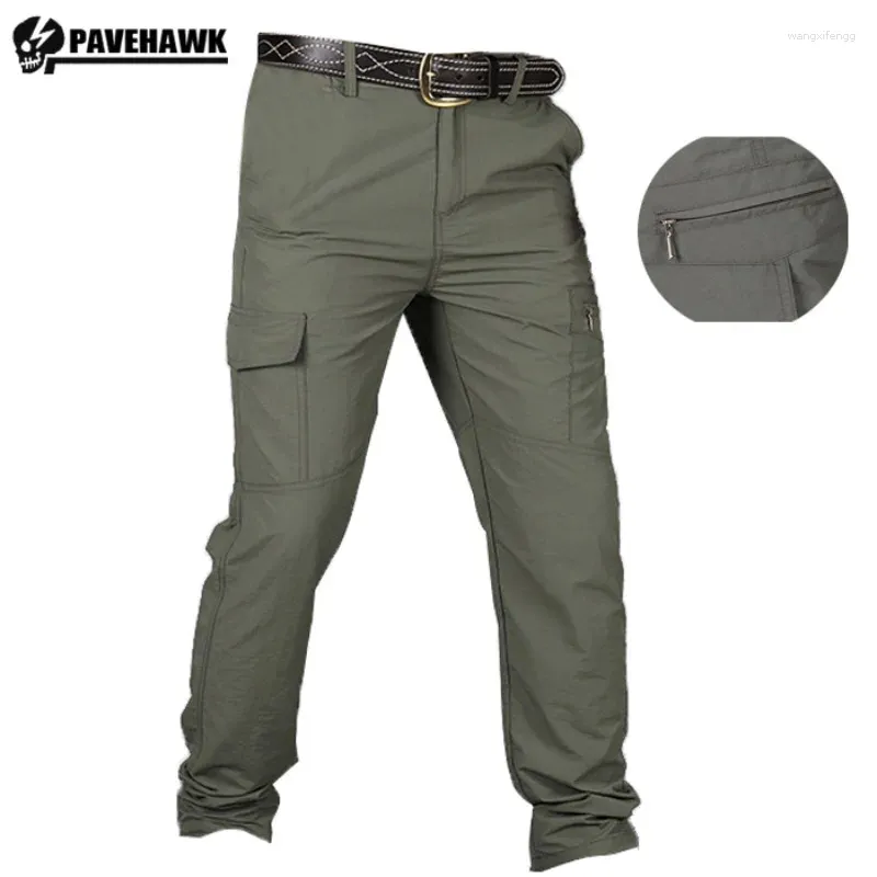 Pantalons pour hommes Cargo tactique hommes extérieur imperméable respirant été décontracté armée militaire pantalon mâle séchage rapide