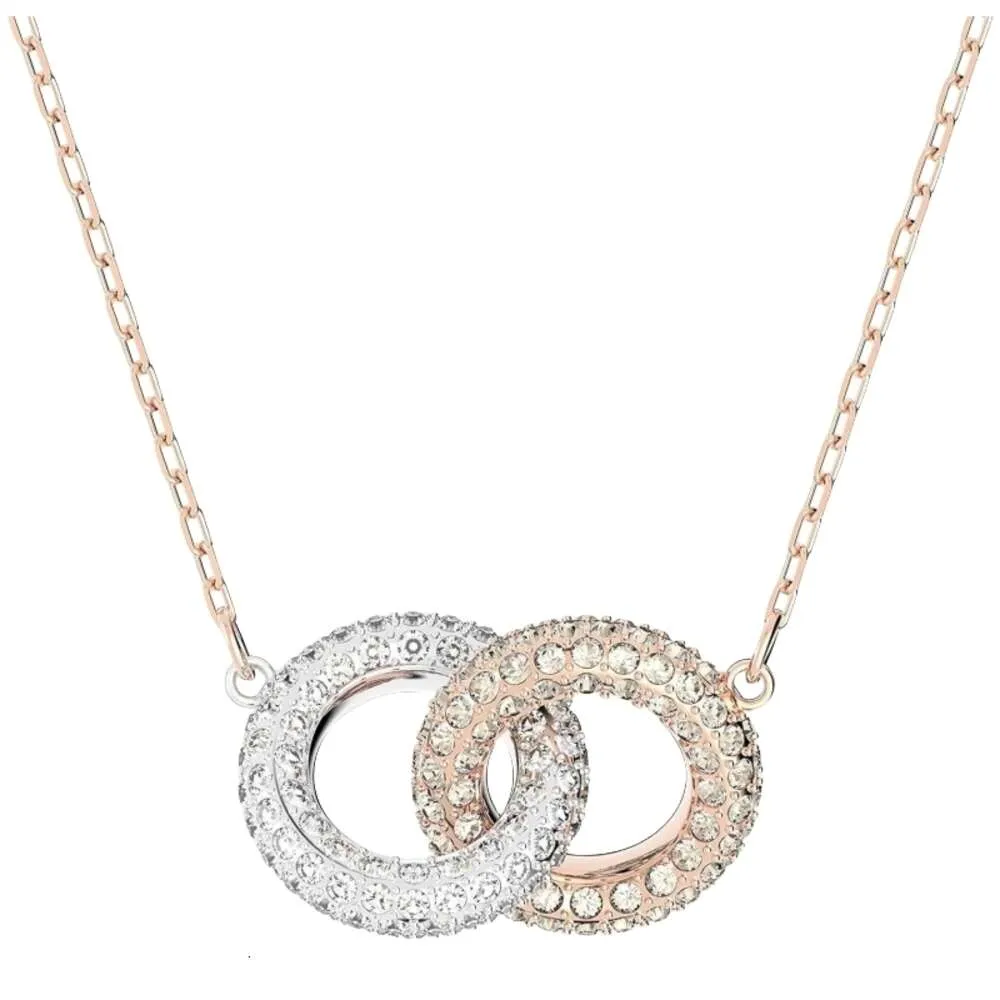 Swarovskis Necklace Designer Women Original Quality Necklaces Gem Crystal Earrings And Necklace Versatile Trend Jewelry