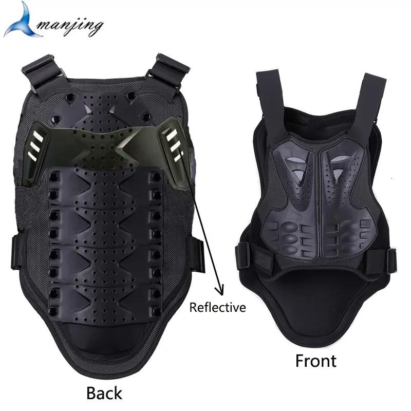 Motorcykelmotocross Vest Protective Gear Armor Riding Sports Protection Dirt Bike ATV Drop Resistant Body Guard Moto Chest Spin 240131