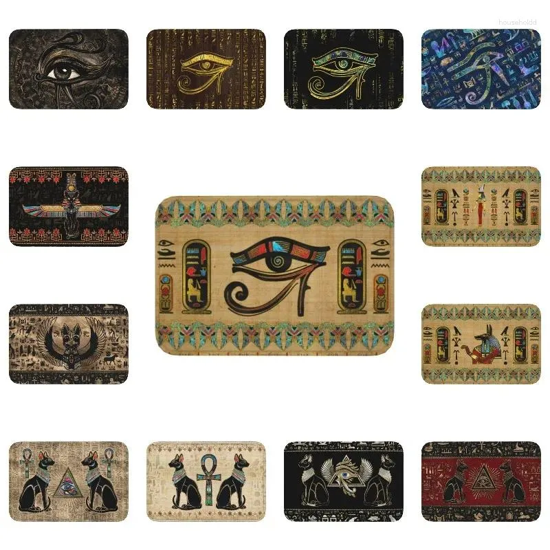 Mattor egyptiska öga av horus dörrmatta matta
