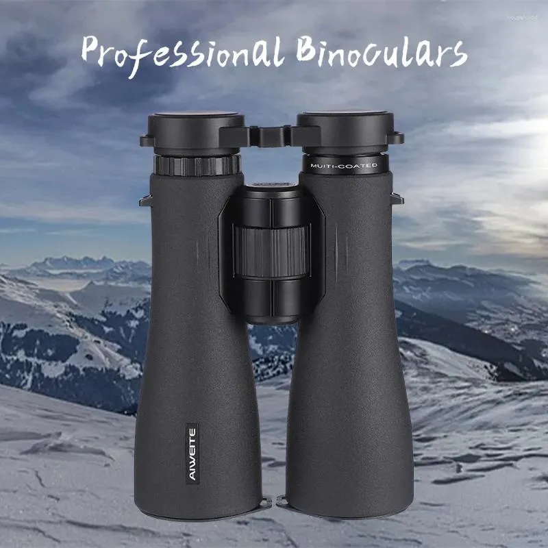 Telescopio Binocolo 12x50ED Obiettivo HD impermeabile professionale Potente ottica prisma Bak4 Vetro multistrato completo per caccia Viaggi all'aperto