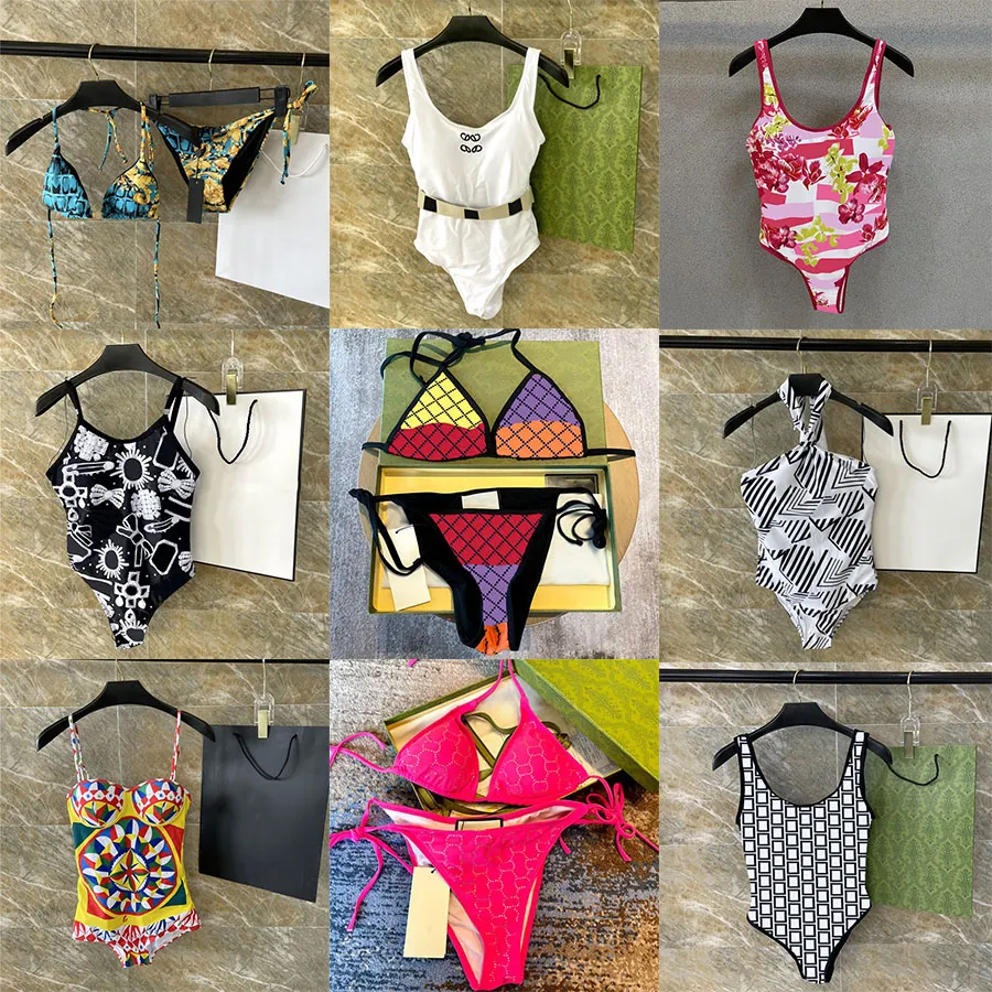 Womens Bikini Designer Swimwear Classic Letter Printed Bathing Suits Girl Lady Sexy Bikini Fashion Swimwear