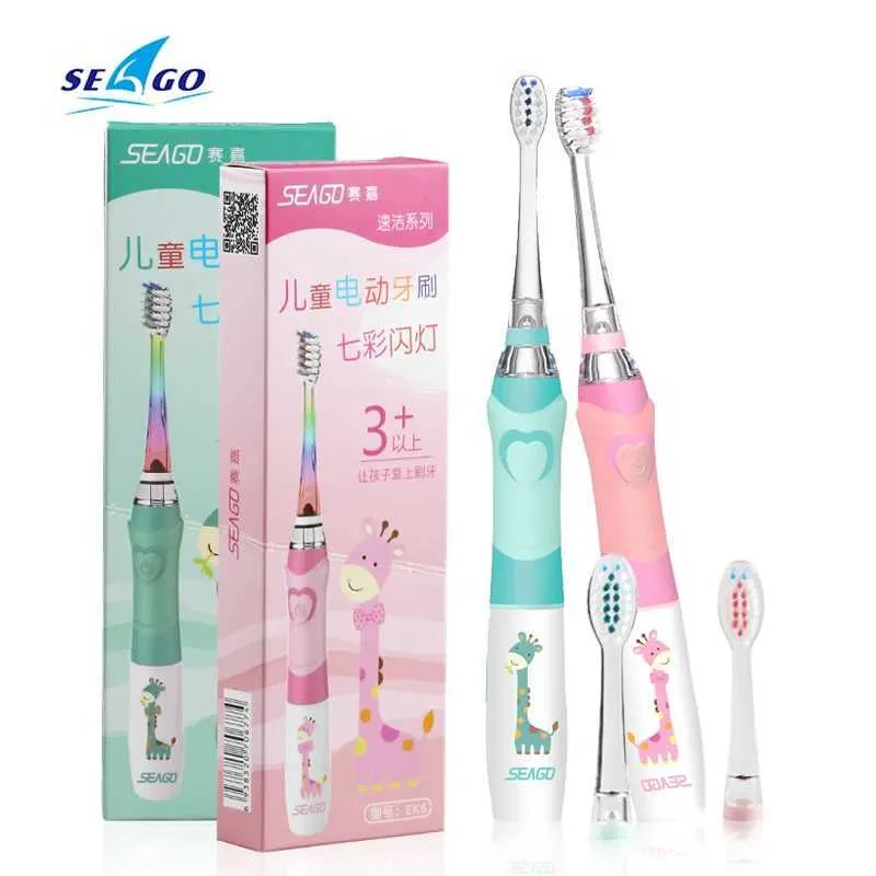 Seago s Sonic Electric Toothbrush Soft Bristle Brush Head Waterproof Replacement Best Gift For s