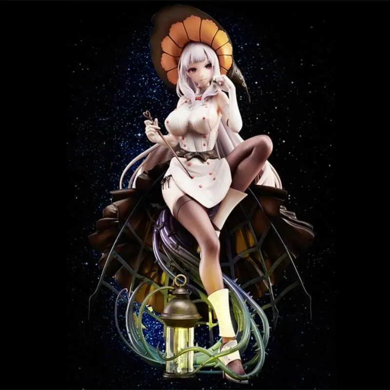 Action Toy Figures Anime Native Witch of October 31st Miss Orangette Olanjetto PVC Action Figure Ornament Collection Model Toys Doll Gifts