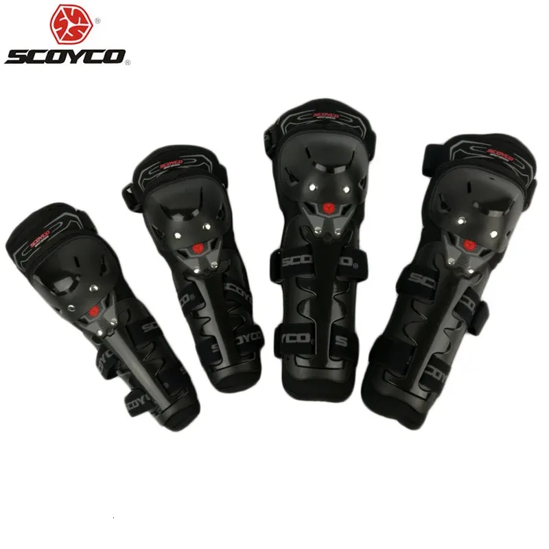 SCOYCO Moto genouillères de protection Moto Racing genou coudières protecteur Motocross sport équipement de protection K11-2 240124