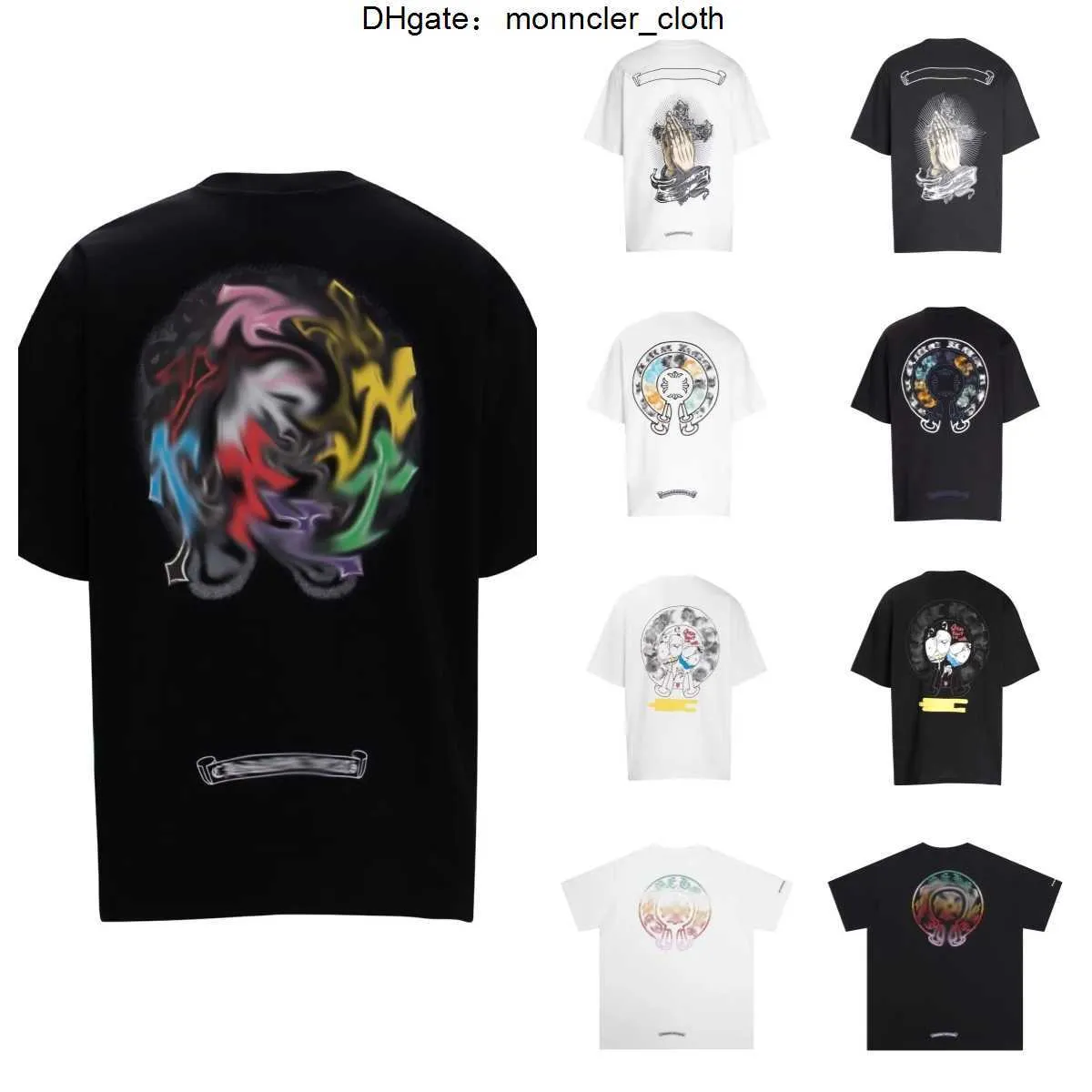 Marca clássica Womens Coração Moletons Ch Fashion Designer Horseshoe Chromes Manga Longa T-shirt Cross Print Mens Casual Tops Qualidade Luxo Pulôver Atacado COJ