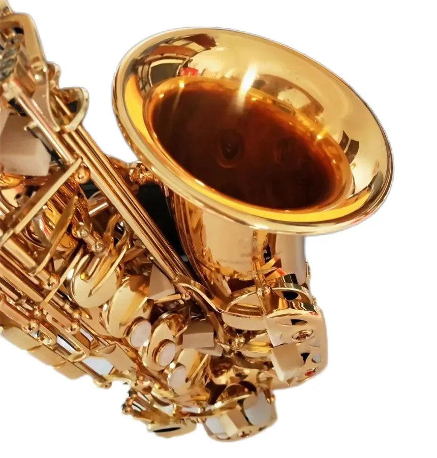 Saxophone Alto professionnel YAS 62 clé en or Super instrument de musique haute qualité électrophorétique or Sax embout cadeau 00