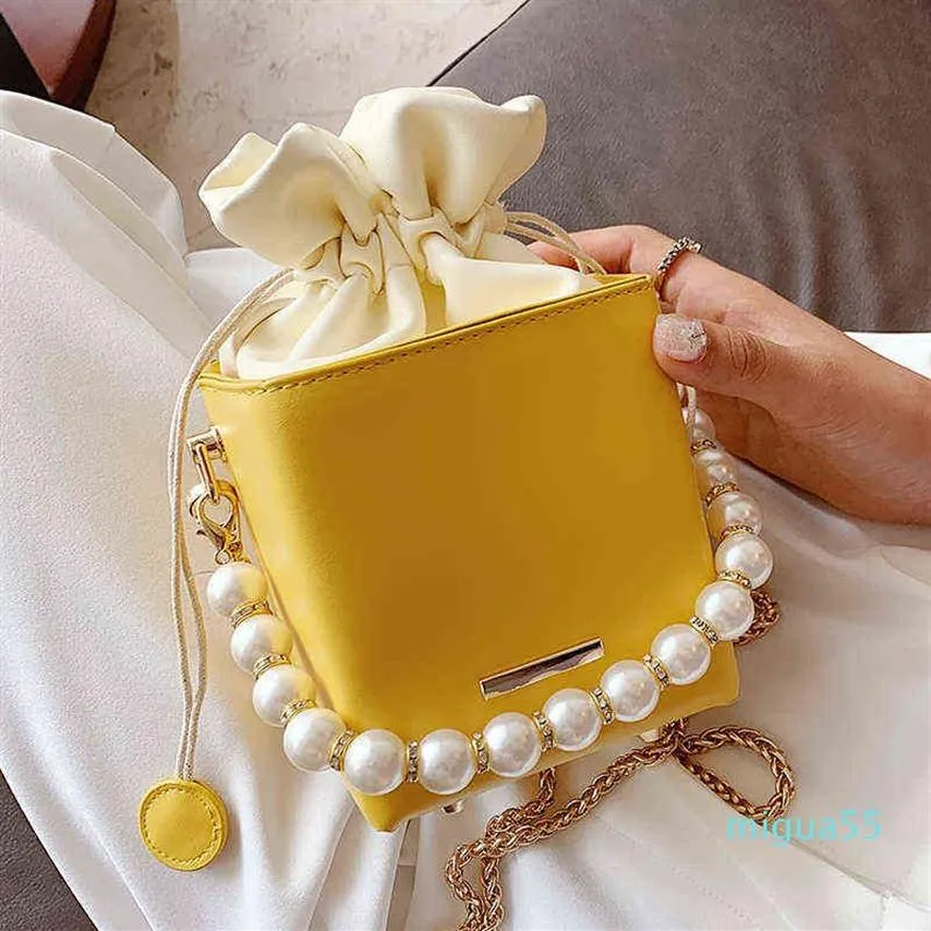 Fashion Bag Tote Chain Pu Leather Crossbody S For Women Box Shaped Elegant Shoulder Handbags Female Travel Cross Body227o
