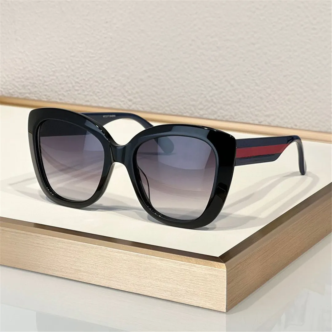 Klassische Sonnenbrille für Männer und Frauen, speziell, 0860, Modedesigner, Sommer, Avantgarde-Brille, Anti-Ultraviolett-Schutz, Acetat-Brille mit ovalem Rahmen, zufällige Box