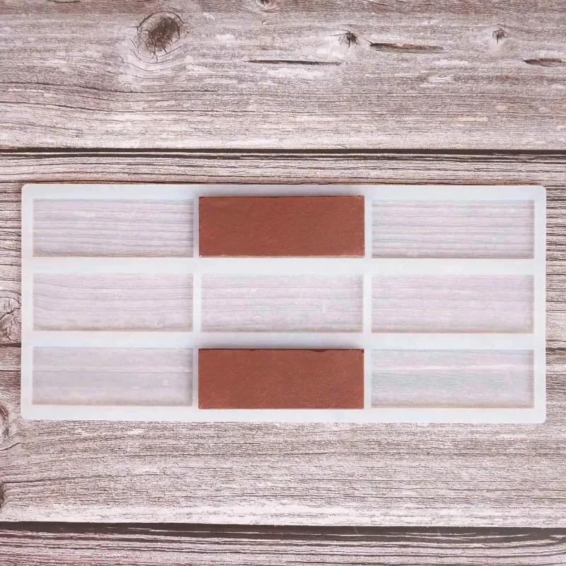 Bakning mögel rektangel form choklad stencil mögel skarp slut rand överföringsark kakkant dekoration silikon chablon