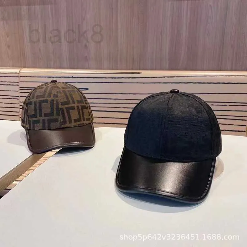 Ball Caps Designer Korean Versatile Fashion Duck Tongue Hat Light Luxury Style Leather Eave Panel Baseball Hat Couple Outdoor Fashion Hat Correct Letter 5D7G