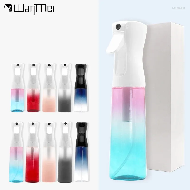 Storage Bottles 300/200ml Hair Spray Continuous Super Fine Water Mister Bottle Refillable Leak-proof For Styling Cleaning Gardener