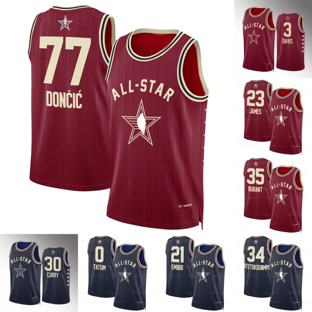 NBA All Star 2024 Unisex Basketball Jersey: 21 Players, 10
