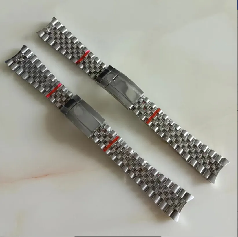 Faixas de relógio 904L pulseira de acessórios de relógio de aço inoxidável para mulheres