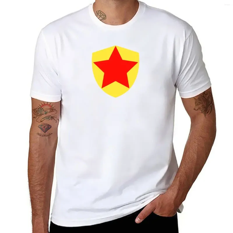 Men's Tank Tops WordGirl Chest Symbol T-Shirt Blacks Boys Whites Plus Size Customs Mens T Shirt Graphic
