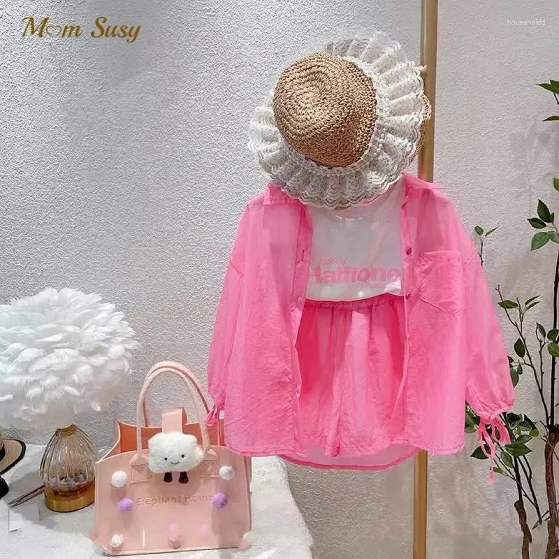 Kleding Sets Mode Baby Meisje Kleding Set Lange Mouw Shorts 2 Stuks Kind Outfit Zomer Effen Kleur Pak 2-12Y