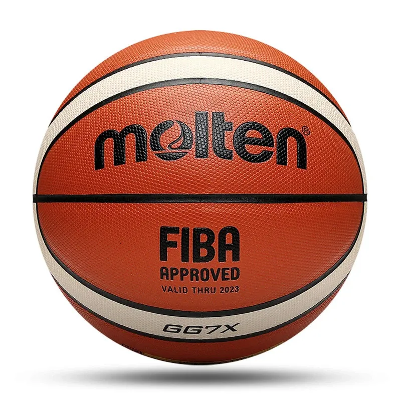 Pallone da basket di alta qualità Formato ufficiale 7/6/5 Pelle PU Outdoor Indoor Match Training Uomo Donna Basket baloncesto240129