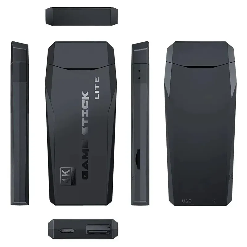Gra wideo Sticks M8 Console Dual Wireless Controller Stick 4K 10000 Games 64 GB Gra retro dla Dropshiopping Xmas Gift ZZ