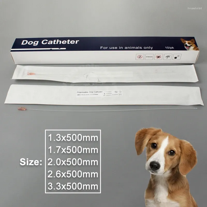 Cateter urinário canino estéril, pedra uretral, 50cm, lado aberto, consumíveis veterinários