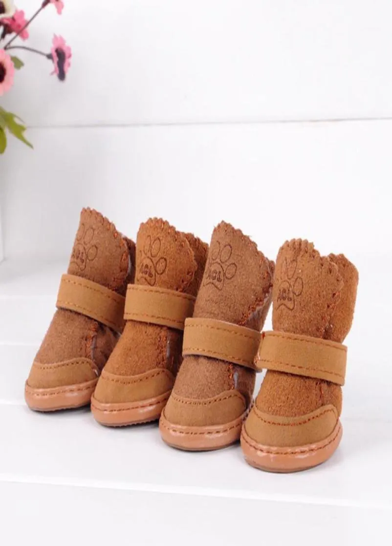 Vêtements de chien chaussures petit chat animal de compagnie Chihuahua chiot bottes chaudes d'hiver SXXL5045531