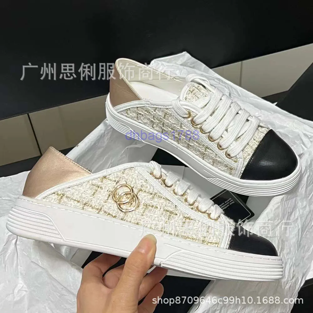 designer sneaker chaneles shoes Summer Colored Round Toe Shallow Mouth Lace Board Shoes Two Wears Lazy Shoes Comfortable Casual Shoes for Women CQP8