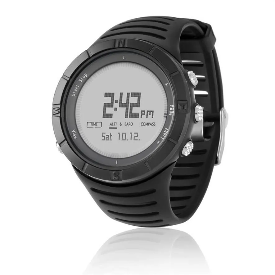 North Edge Men's Sport Digital Watch Times Running Swimming Sports Watches Altimeter Barometer Compass Thermometer Weather Me284d